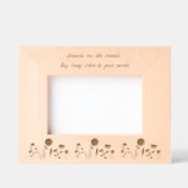 Blume sind wie Freunde, die Farbe in Ihre Welt bri Geätzte Rahmen (Vorderseite)