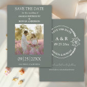 Blume Sirocco Green Foto Save the Date