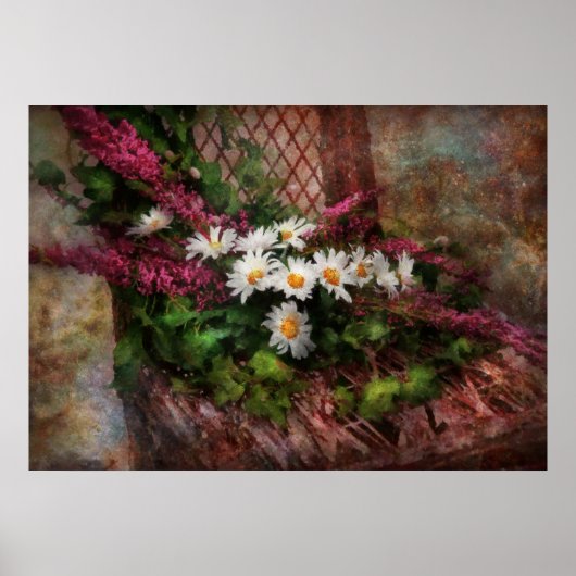 Blume - Sitzplatz reserviert Poster (Vorne)