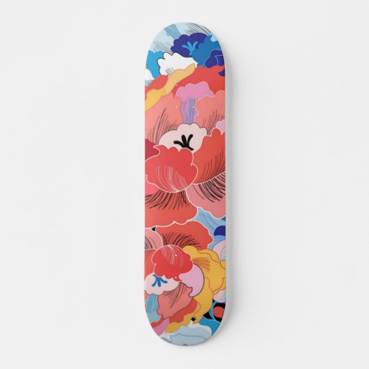 Blume Skateboard (Vorne)