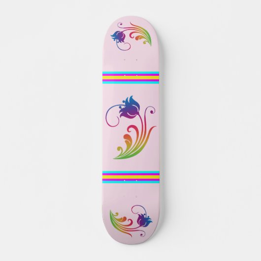 Blume Skateboard (Vorne)