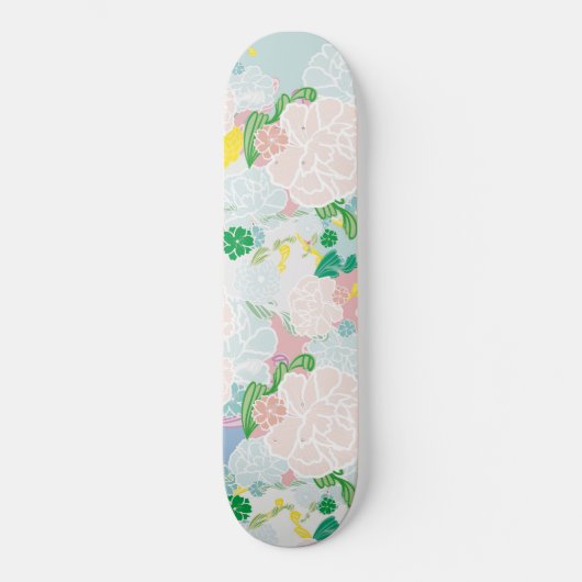 Blume Skateboard (Vorderseite)