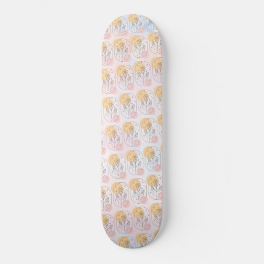 Blume Skateboard (Vorderseite)