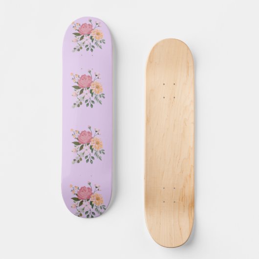 Blume Skateboard (Vorderseite)