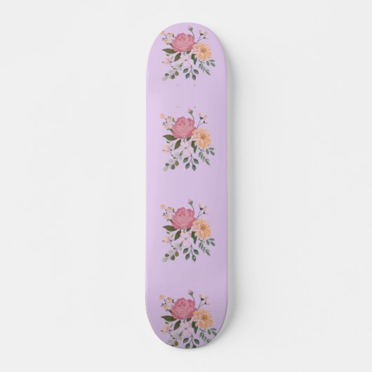 Blume Skateboard (Vorne)