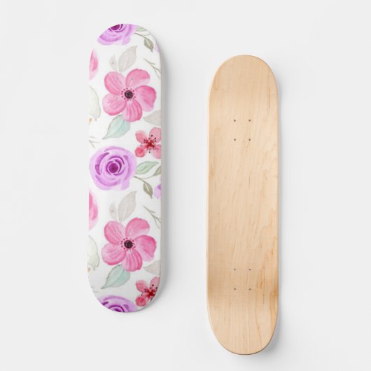 Blume Skateboard (Vorderseite)