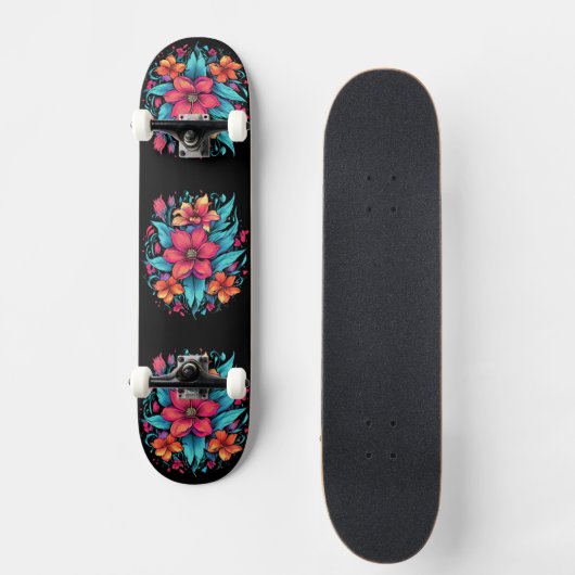 Blume Skateboard (Vorderseite)