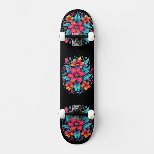 Blume Skateboard (Vorderseite)