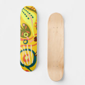 Blume-Skateboarddeck Skateboard (Vorderseite)
