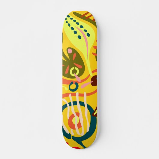 Blume-Skateboarddeck Skateboard (Vorne)