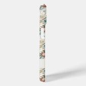 Blume-Skripte für verstaubte grüne Creme Case-Mate iPhone Hülle (Rückseite / Rechts)