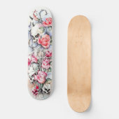 Blume Skull Bird Cross Butterfly Deck Skateboard (Vorderseite)