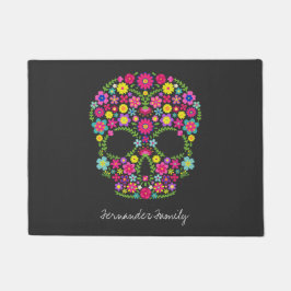BLUME SKULL FUßMATTE