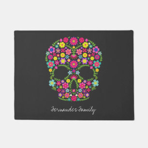 BLUME SKULL FUßMATTE