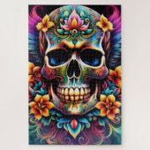 Blume Skull Jigsaw Puzzle (Vertikal)