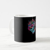 Blume Skull Kaffeetasse (Vorderseite Links)