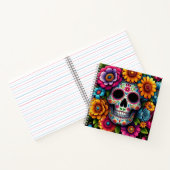 Blume Skull Notebook! Notizblock (Innenseite)