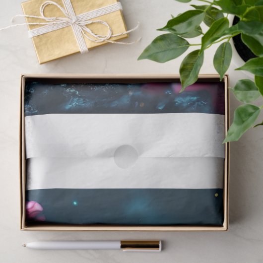 Blume Skull Seidenpapier (Geschenk)