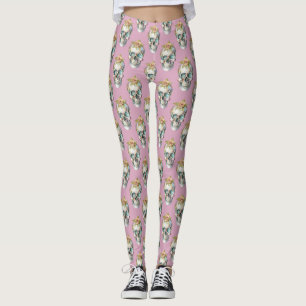 Blume Skulls - Dusty Rose - Leggings