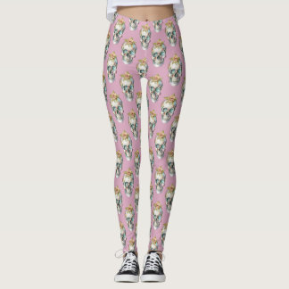 Blume Skulls - Dusty Rose - Leggings