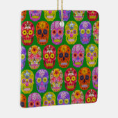 Blume Skulls Nahtloses Muster 2018 Keramikornament (Rechts)