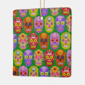 Blume Skulls Nahtloses Muster 2018 Keramikornament (Links)