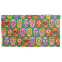 Blume Skulls Nahtloses Muster 2018