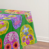 Blume Skulls Nahtloses Muster 2018 Tischdecke (Beispiel)