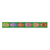 Blume Skulls Ripsband (Vorderseite)