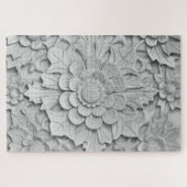 Blume-Skulpturenpuzzle Puzzle (Horizontal)