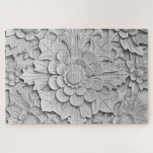 Blume-Skulpturenpuzzle Puzzle