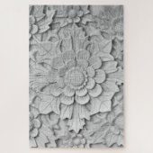 Blume-Skulpturenpuzzle Puzzle (Vertikal)