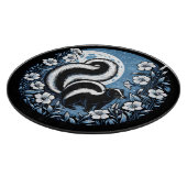 Blume Skunk Artwork Skunks Floral Schneidebrett (Ecke)