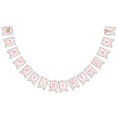Blume Sloth Happy Bithday Party Banner (Alle)