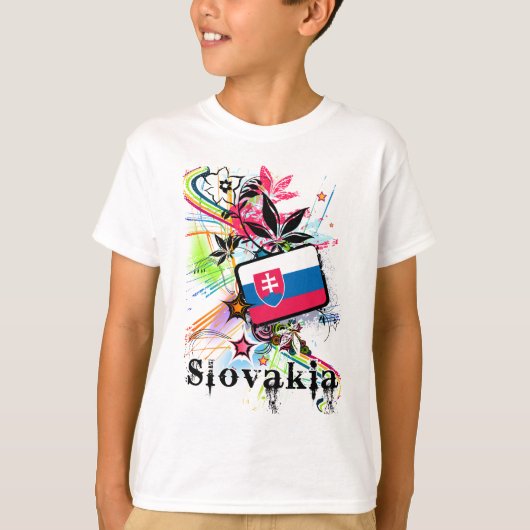 Blume Slowakei T-Shirt (Vorderseite)