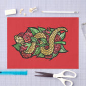 Blume Snake Seidenpapier (Handwerk)