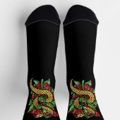 Blume Snake Socken (Oben)