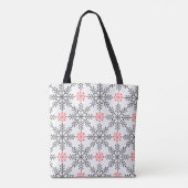 Blume Snow flex Square Drucktasche Tasche (Rückseite)