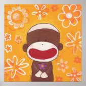 Blume Sock Monkey Poster (Vorne)
