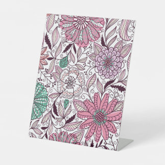 Blume Sockelschild