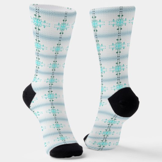 Blume Socken (Gewinkelt)