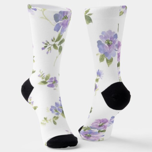 Blume Socken (Gewinkelt)
