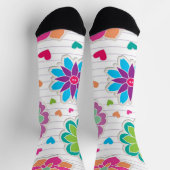 Blume Socken (Oben)