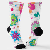 Blume Socken (Gewinkelt)