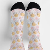 Blume Socken (Oben)