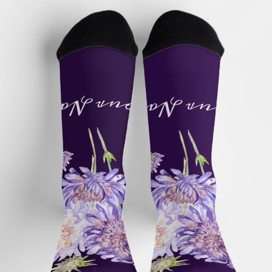 Blume Socken (Oben)