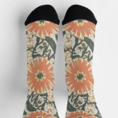 Blume Socken (Oben)