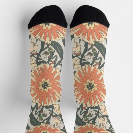 Blume Socken (Oben)