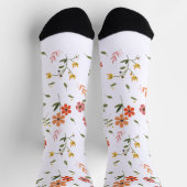 Blume Socken (Oben)