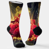 Blume Socken (Gewinkelt)